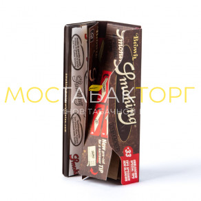 Бумага Smoking Brown King Size + Filter Tips 33